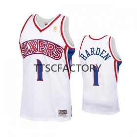 Dres Philadelphia 76ers James Harden 1 Nike 2022 Hardwood Classics Bijela Swingman - Muške